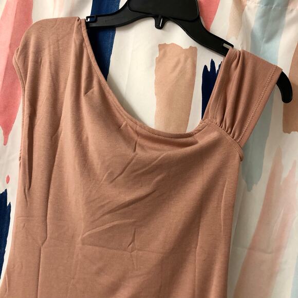 Free People FP Beach Cora Mini Dress in Pink / Tan Size Small - Picture 8 of 12